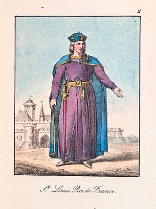 Item #05470 Costumes Francais, de 1200 à 1715. Hippolyte LECOMPTE, George SCHARF, artist,...