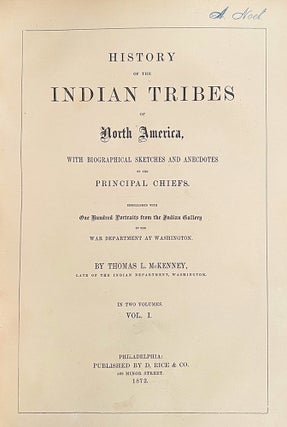 History of the Indian Tribes of North America