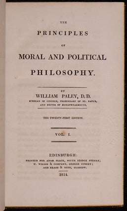 Principles of Moral and Political Philosophy, The