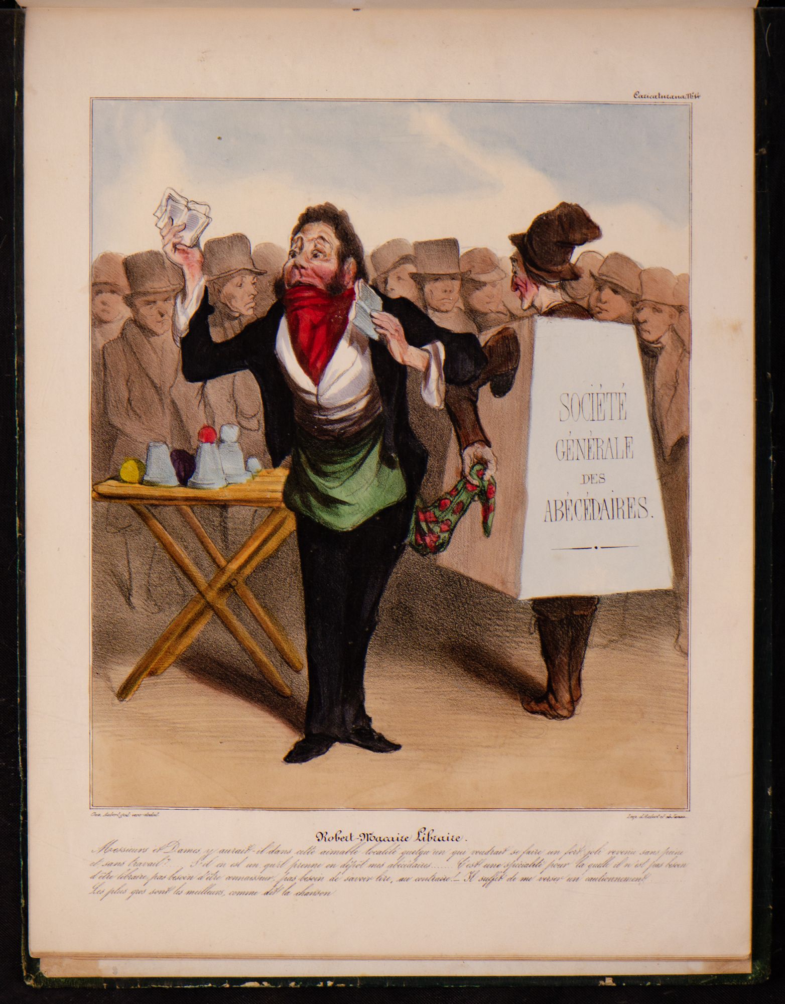 Voilà Le Discours prononcé En Faveur Du Peuple Francais ! Lithography:  (1830) Art / Print / Poster