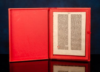 Item #05493 Biblia Latina. BIBLE IN LATIN, Johann GUTENBERG, Johann FUST, Peter SCHOEFFER