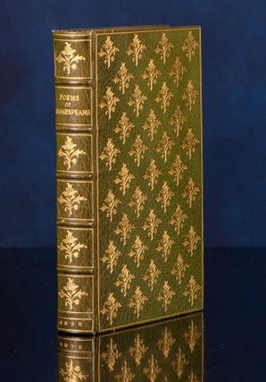 Item #05495 Poems of Shakespeare, The. William SHAKESPEARE, Roger DE COVERLY, binder