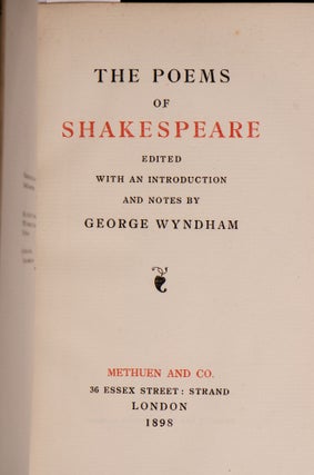 Poems of Shakespeare, The