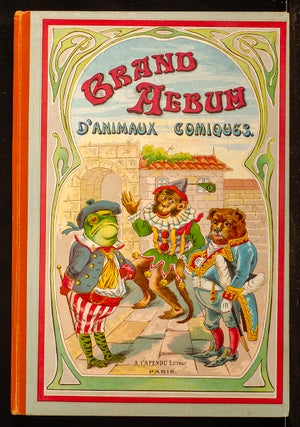 Item #05547 Grand Album D'Animaux Comiques (Big Book of Funny Animals). MOVABLE BOOK, Adeline...