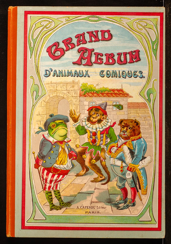 Item #05547 Grand Album D'Animaux Comiques (Big Book of Funny Animals). MOVABLE BOOK, Adeline REYNAUD.