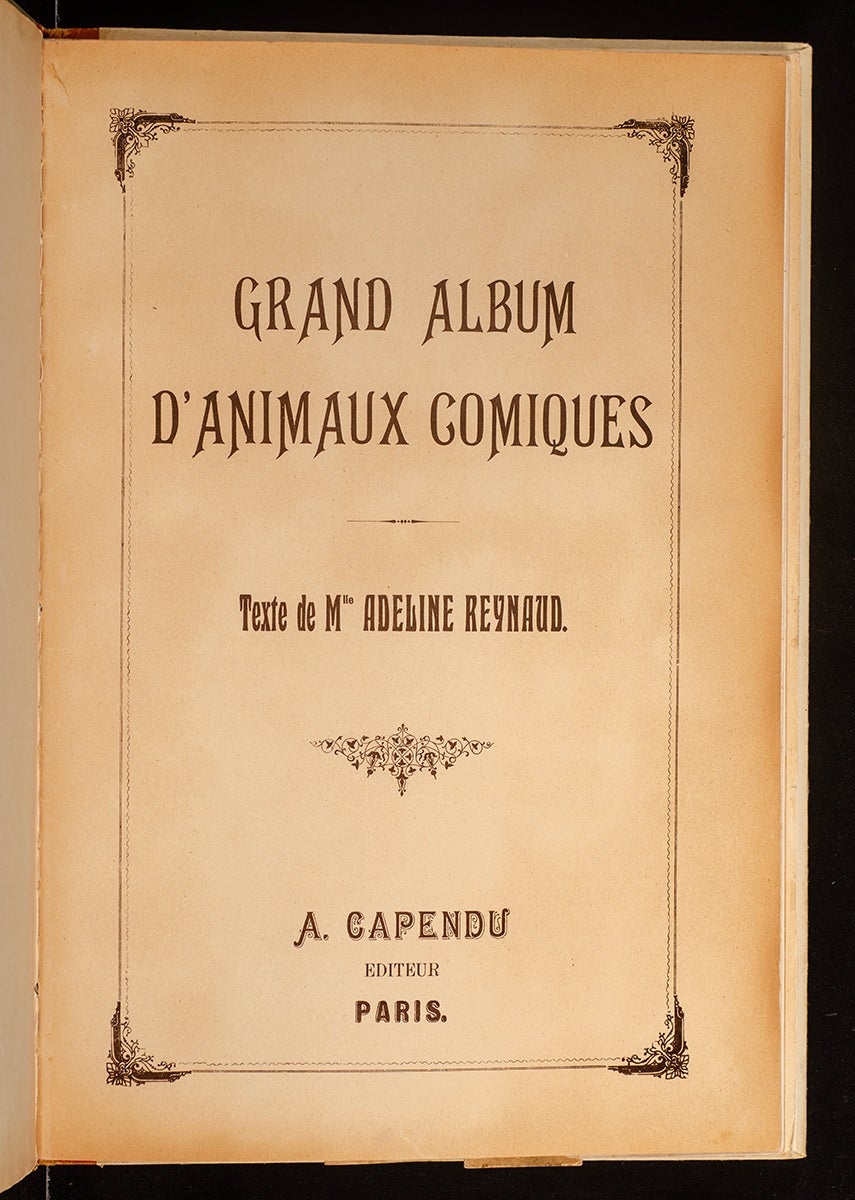 Grand Album D'Animaux Comiques Big Book of Funny Animals
