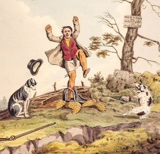 Item #05599 Sporting Discoveries, or The Miseries of Shooting in a series of seven plates, Henry...
