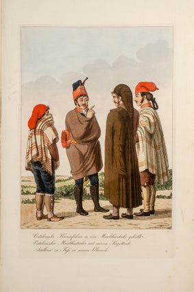 Sammlung verschiedener Spanischer National-Trachten and Uniformen