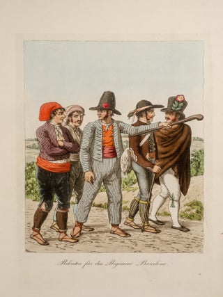Sammlung verschiedener Spanischer National-Trachten and Uniformen