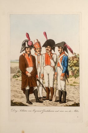 Sammlung verschiedener Spanischer National-Trachten and Uniformen