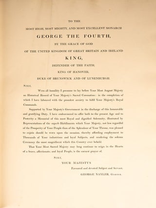 Coronation of His Most Sacred Majesty King George the Fourth, The