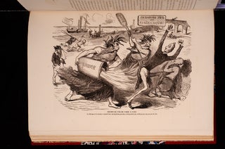 Item #05630 Punch à Paris. CHAM, Louis HUART, Victor CHAMPS, binder, Amédée de...