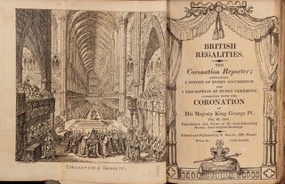 Item #05654 British Regalities. The Coronation Reporter;. George CRUIKSHANK