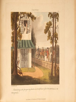 Country versus Town. Designed and Etched by D.T. Egerton