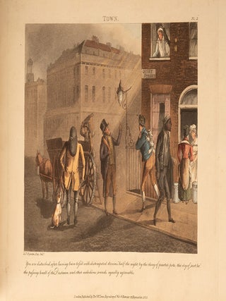Country versus Town. Designed and Etched by D.T. Egerton