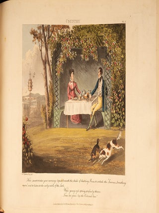 Country versus Town. Designed and Etched by D.T. Egerton