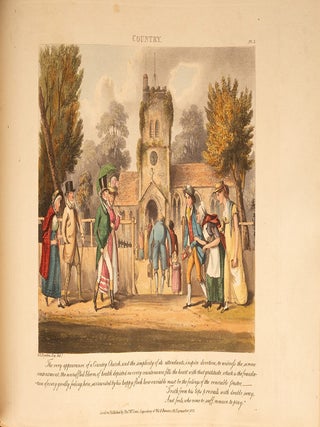 Country versus Town. Designed and Etched by D.T. Egerton