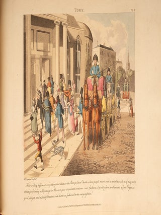 Country versus Town. Designed and Etched by D.T. Egerton