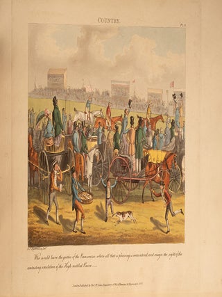 Country versus Town. Designed and Etched by D.T. Egerton