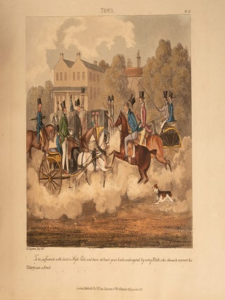Country versus Town. Designed and Etched by D.T. Egerton