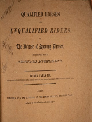 Qualified Horses and Unqualified Riders,