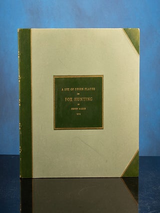 Set of Seven Plates on Fox Hunting, A
