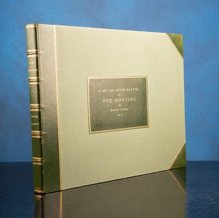 Set of Seven Plates on Fox Hunting, A