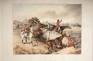 Set of Seven Plates on Fox Hunting, A