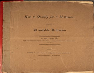 How to Qualify for a Meltonian: