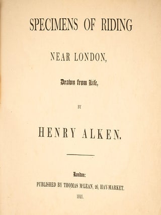 Specimens of Riding near London