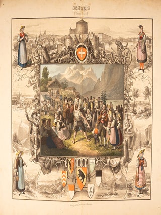 Malerische L&auml;nderschau in bildlichen Darstellungen deutscher & schweizerischer St&auml;dte & Landschaften,
