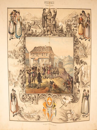 Malerische L&auml;nderschau in bildlichen Darstellungen deutscher & schweizerischer St&auml;dte & Landschaften,