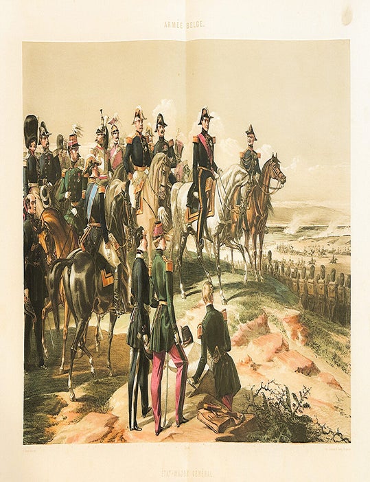 Item #05914 Uniformes de l'Armee Belge. Henri Francois Joseph HENDRICKX.