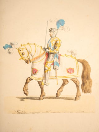 Abbildung der alterthümlichen Trachten des Schützenauszuges gehalten bei Anwesenheit Ihrer Majestäten des Königs und der Königin am 17. Oktober 1830 zu Regensburg