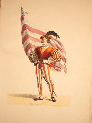 Abbildung der alterthümlichen Trachten des Schützenauszuges gehalten bei Anwesenheit Ihrer Majestäten des Königs und der Königin am 17. Oktober 1830 zu Regensburg