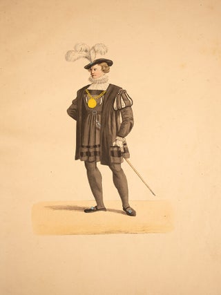 Abbildung der alterthümlichen Trachten des Schützenauszuges gehalten bei Anwesenheit Ihrer Majestäten des Königs und der Königin am 17. Oktober 1830 zu Regensburg