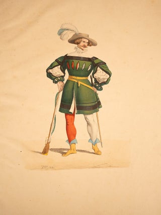 Abbildung der alterthümlichen Trachten des Schützenauszuges gehalten bei Anwesenheit Ihrer Majestäten des Königs und der Königin am 17. Oktober 1830 zu Regensburg