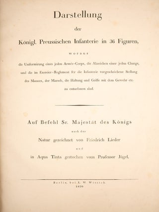 Darstellung der Königl. Preussischen Infanterie in 36 Figuren,