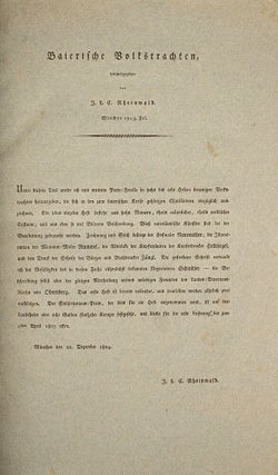 Baierische Volkstrachten