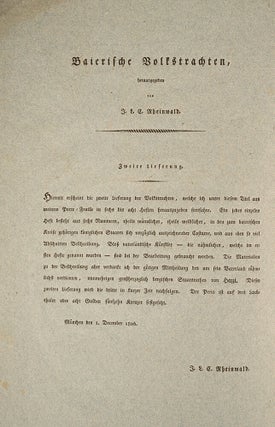 Baierische Volkstrachten