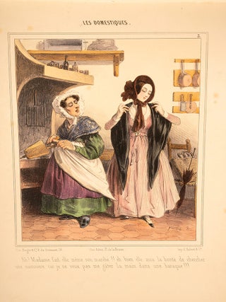 A fine album of thirty-three superb hand colored lithograph plates, heightened with gum arabic
