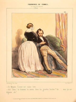 A fine album of thirty-three superb hand colored lithograph plates, heightened with gum arabic