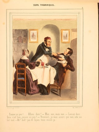 A fine album of thirty-three superb hand colored lithograph plates, heightened with gum arabic