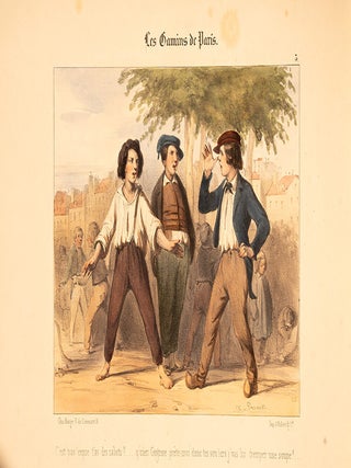 A fine album of thirty-three superb hand colored lithograph plates, heightened with gum arabic