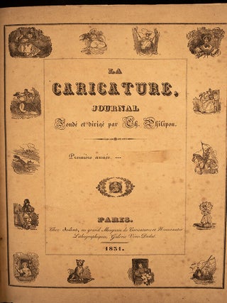La Caricature, Journal. Dondé et Dirigé par Ch. Philipon
