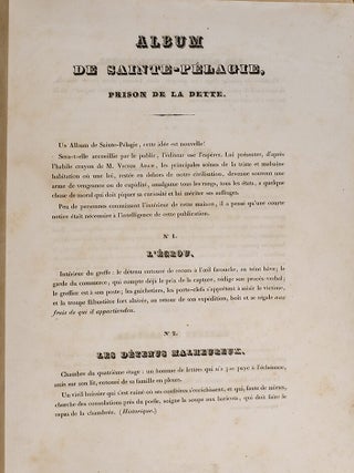 Album de Sainte-Pélagie, Prison de la Dette