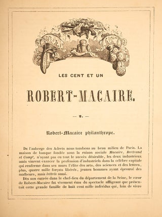 Cent et Un Robert-Macaire, Les