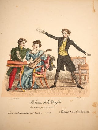 Histoire d’un comédien, en 12 planches par Auguste de Valmont