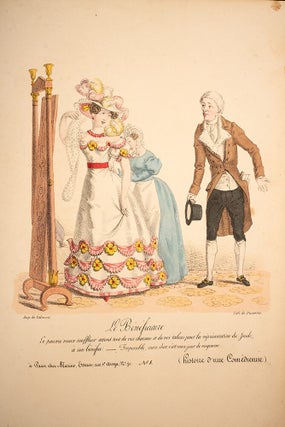 Histoire d’un comédien, en 12 planches par Auguste de Valmont