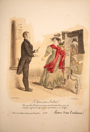 Histoire d’un comédien, en 12 planches par Auguste de Valmont